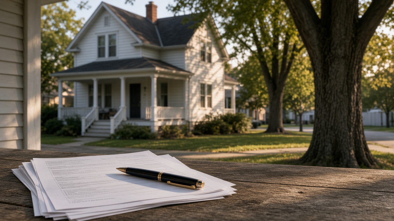 Indiana homestead and property tax papers